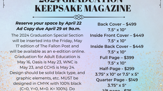 Graduation is Rapidly Approaching - Advertise in the 2024 Keepsake Graduation Magazine