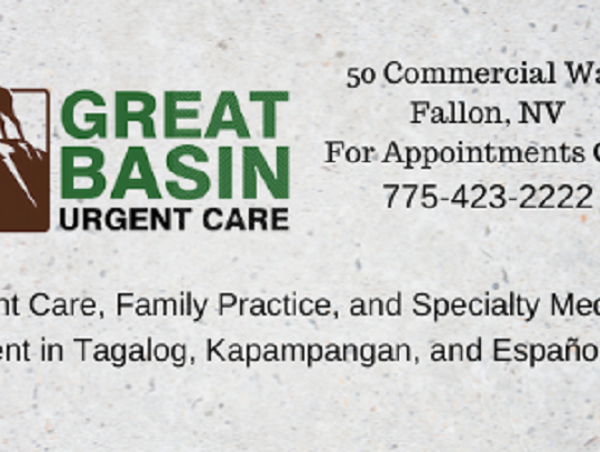 A statement from Great Basin Urgent Care