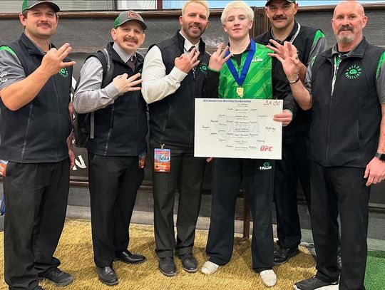 Adams and Melendy NIAA 3A Wrestling Champs, Fitzer Hits Record