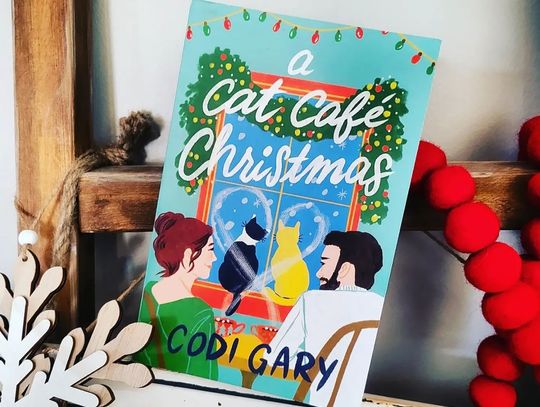 Allison's Book Report - “A Cat Café Christmas” by Codi Gary