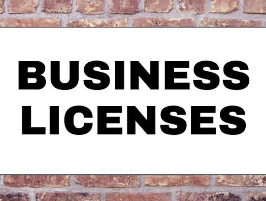 April Business License Report