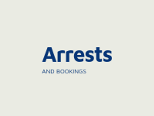 Arrests/Bookings through September 15th