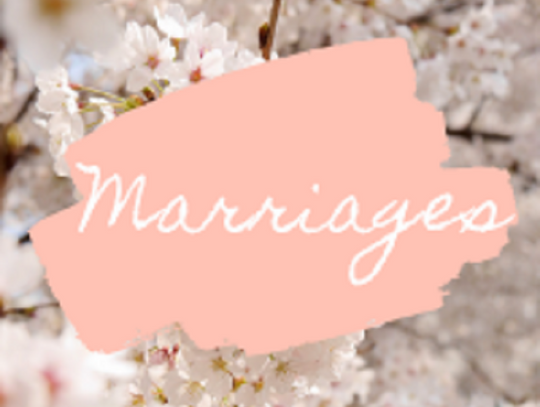 August 2025 Marriages