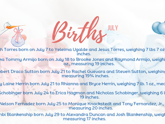 Babies Born in July