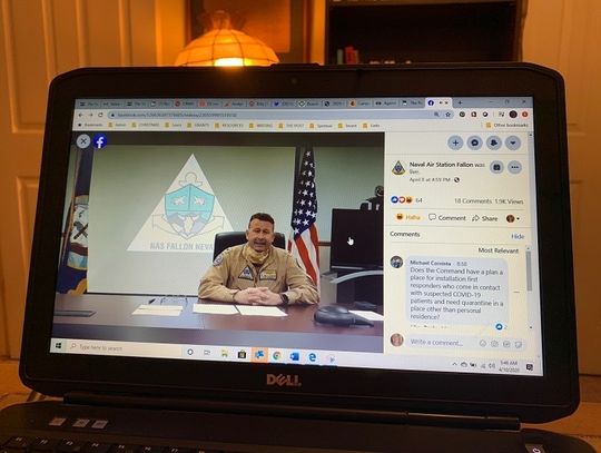 Captain Morrison Holds Virtual Town Hall