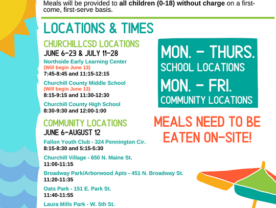 CCSD Serving Summer Meals