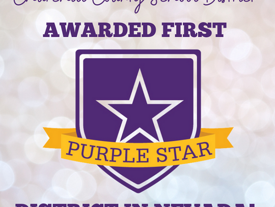 Churchill County identified as a Purple Star District