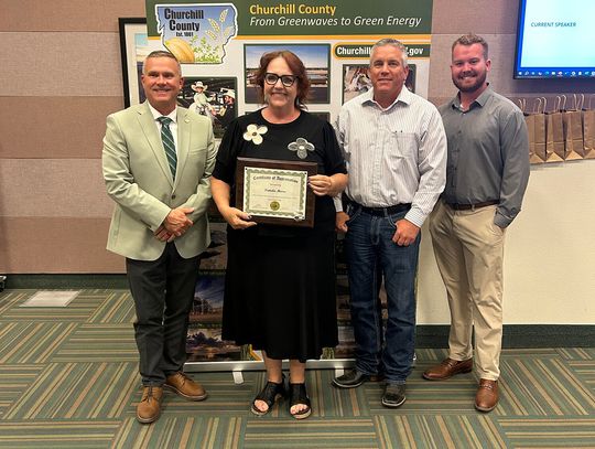 Churchill County Recognizes Employees for Service
