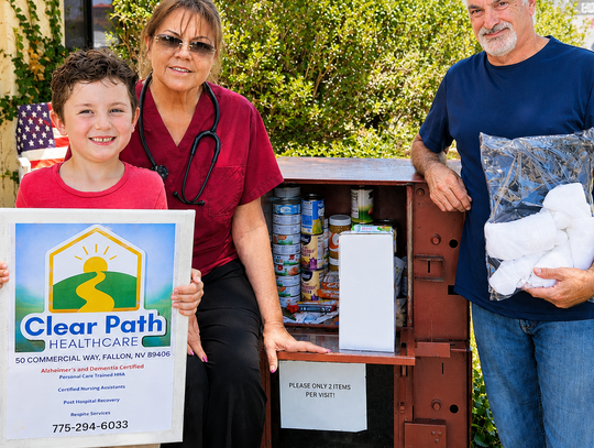 Clear Path Healthcare Helps Restock Fallon Cares Box