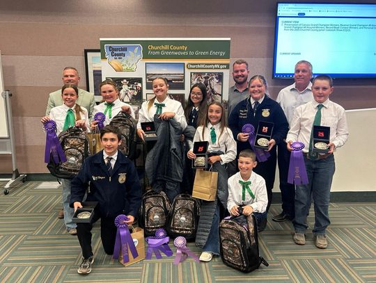 Commissioners Honor Junior Livestock Show Champions