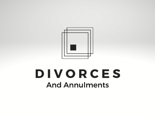 Divorces and Annulments Granted in September 2020