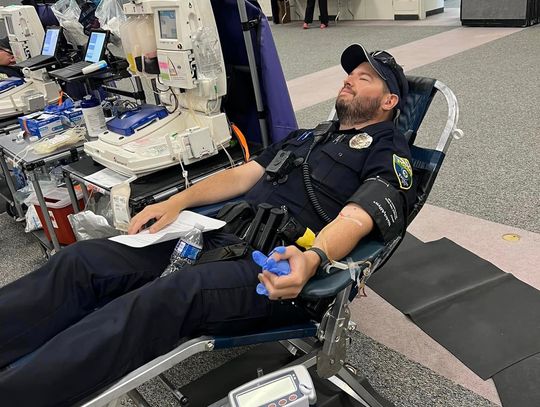 Fallon PD Takes the Lead in Battle of the Badges Blood Drive