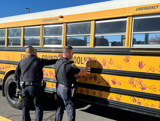 Fallon Recognizes Domestic Violence Awareness Month - Hands Are Not for Hitting