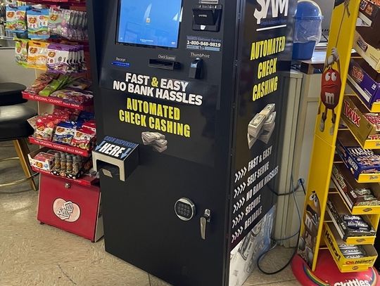 Fallon’s First Check Cashing Machine at Grand Slam