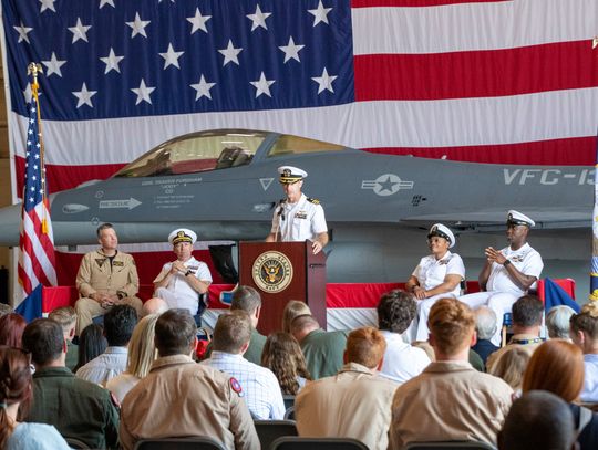 Fighter Squadron Welcomes New Commander: SEAWOLF Honors Final Flights