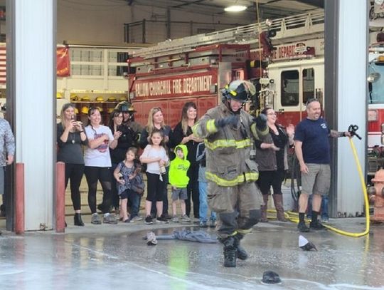 Fire Department Rookies Graduate to "Yellow Hats"