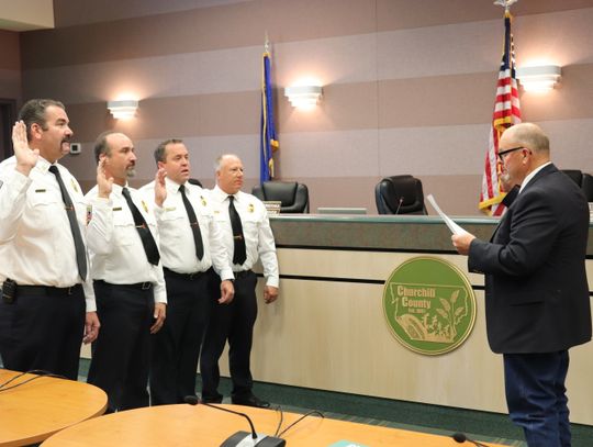 Fire Officials Take Oath