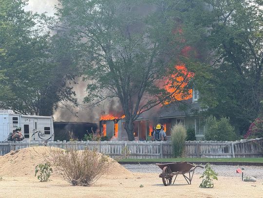 Fire Rips Through Properties East of Fallon: One Home Lost, Others Damaged