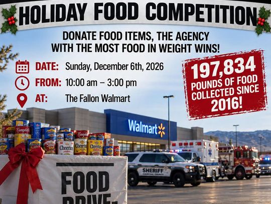 First Responders Holiday Food Drive event flyer