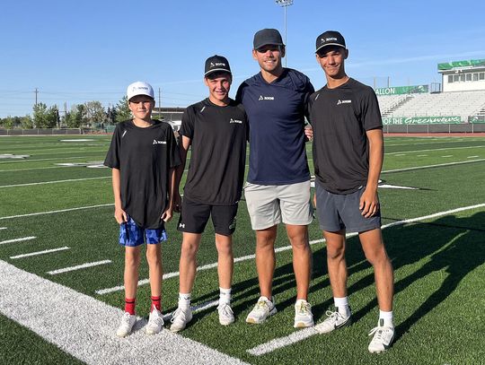 Former Fallon Quarterback Returns to Support His Alma Mater