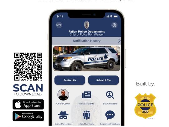 Fallon Police Department Announces New Smartphone App