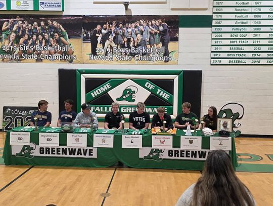 Greenwave athletes make it official on signing day