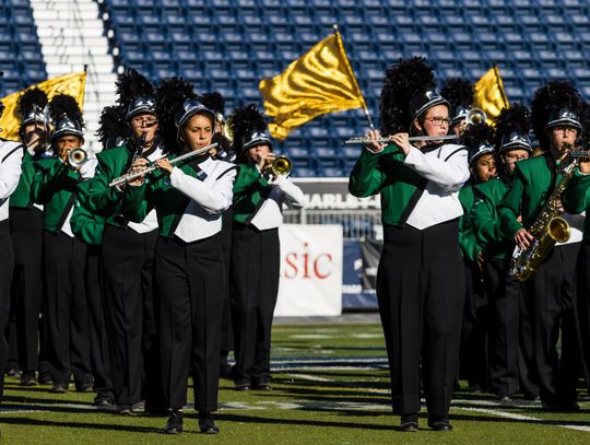 Greenwave Marching Band at UNR Event