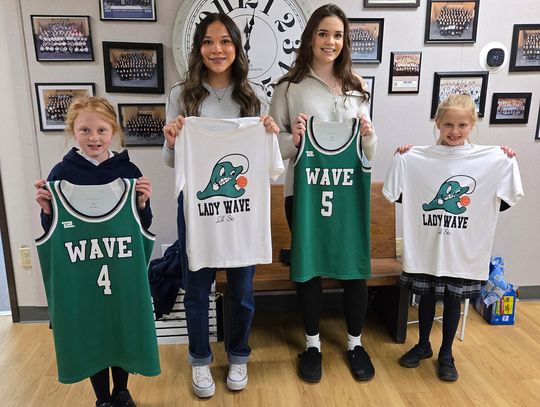 Greenwave Varsity Girls Basketball Players Visit Logos Christian Academy