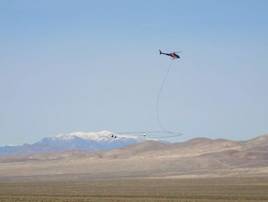 Helicopter Survey Unveils Hidden Geologic Secrets in Northern Nevada