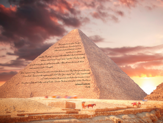 Is This You?   The Pyramids and Cursive Writing