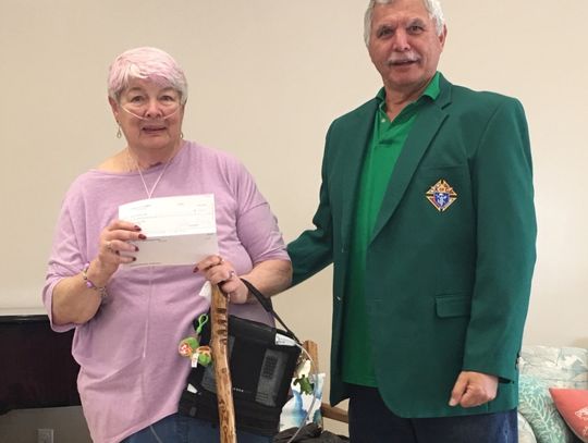 Knights of Columbus Donate to Special Oympics