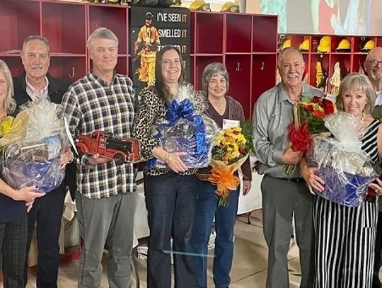 Local Firemen Recognized on Retirement