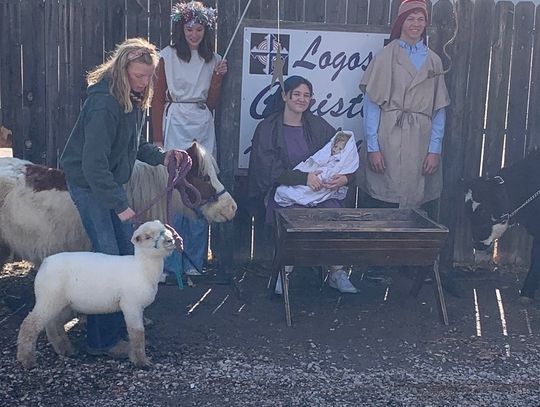 Logos Student Produce a Live Nativity - A Shepherd’s Feast