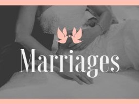 Marriages -- June 2019