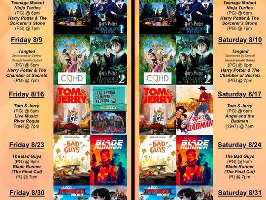 Movies & More - “Teen Titans Go! to the Movies," “Rio Lobo,” and Acid Box along with Annabelle and the Desert Scrubs July 20