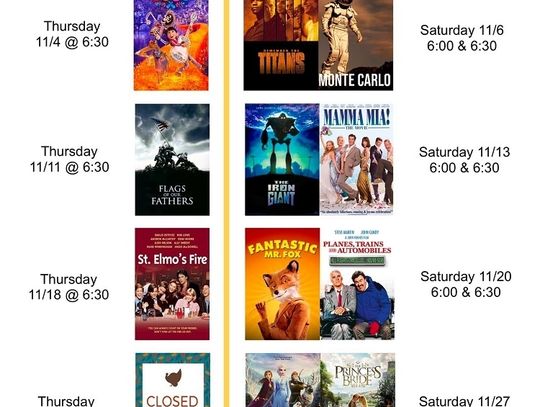Movies and More - Upcoming at The Fallon Theatre