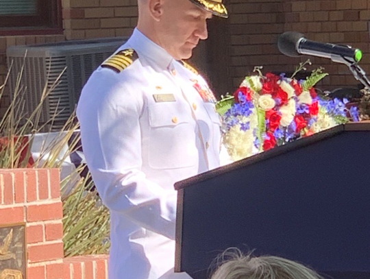 NASF Capt. Shane Tanner Remembers and Honors our Nation During City of Fallon Annual 9/11 Ceremony 