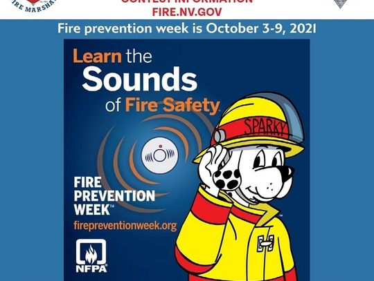 Nevada DPS hosting 5th Fire Prevention Week Poster Contest 