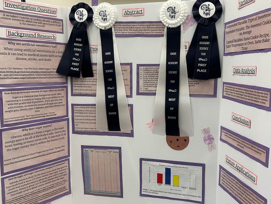 Oasis Academy Science Fair Awards