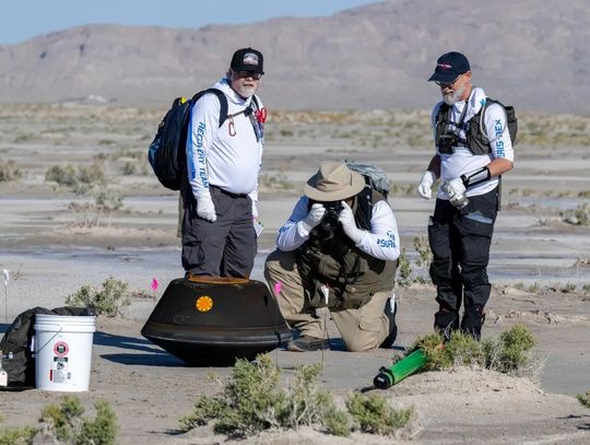 OSIRIS REx Earth Re-entry Makes Nevada History