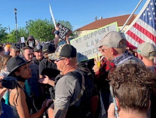 Protest in the Oasis of Nevada