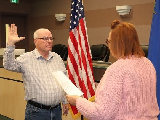 Scharmann Sworn in As County Commissioner