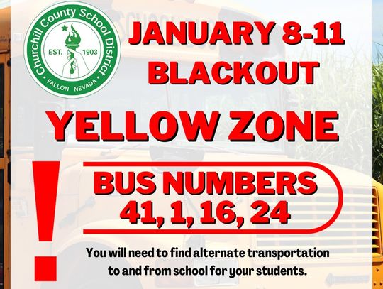 School District Reminder - Transportation Blackouts