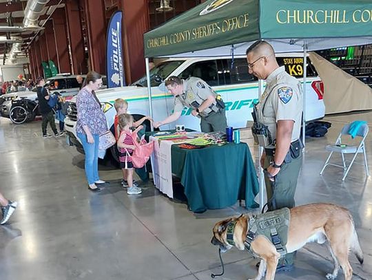 Sheriff's Office Attend CCHS Back to School Night