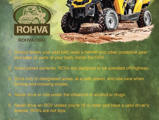Sheriff's Office offers OHV Course October 11