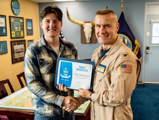 Siebecker Named Military Youth of the Year