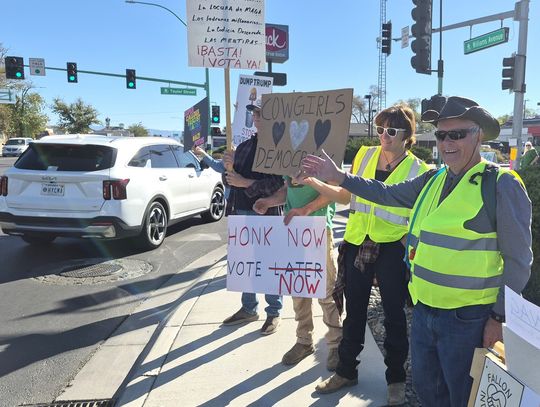 Small but Undeterred, Fallon Indivisible Continues to Show Up
