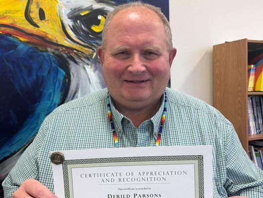 Superintendent Parsons Recognized for 25 Years of Educating in Churchill County