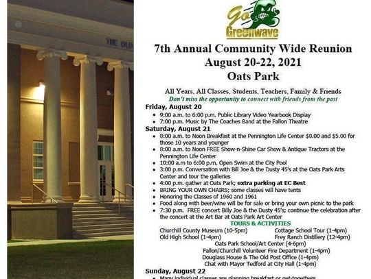 The Community-Wide Reunion - Hottest Ticket in Town This Weekend