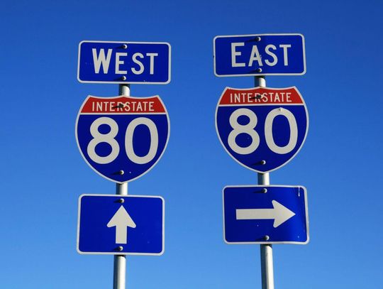 Westbound I-80 Lanes Reduced on Jan. 18